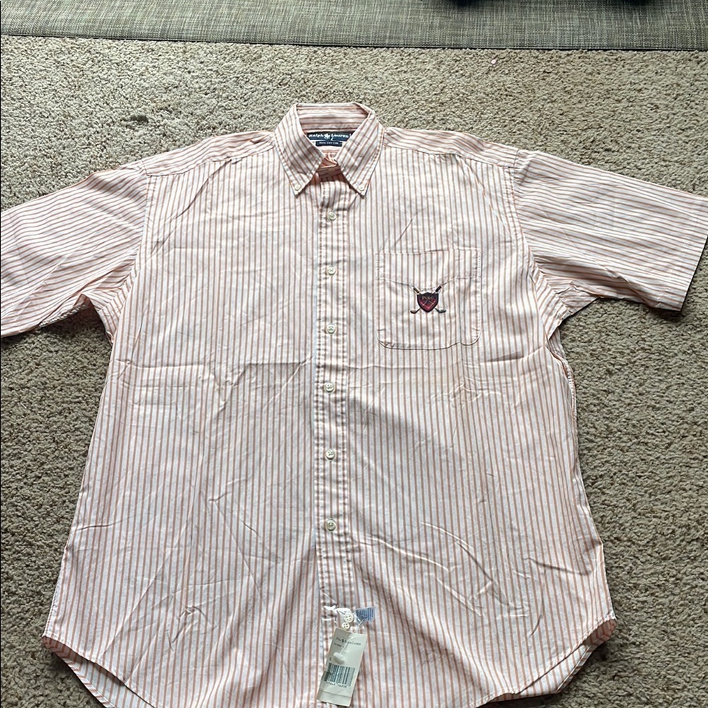 NWT 90s/00s vintage Polo Ralph Lauren button down fits size M ***read desc.